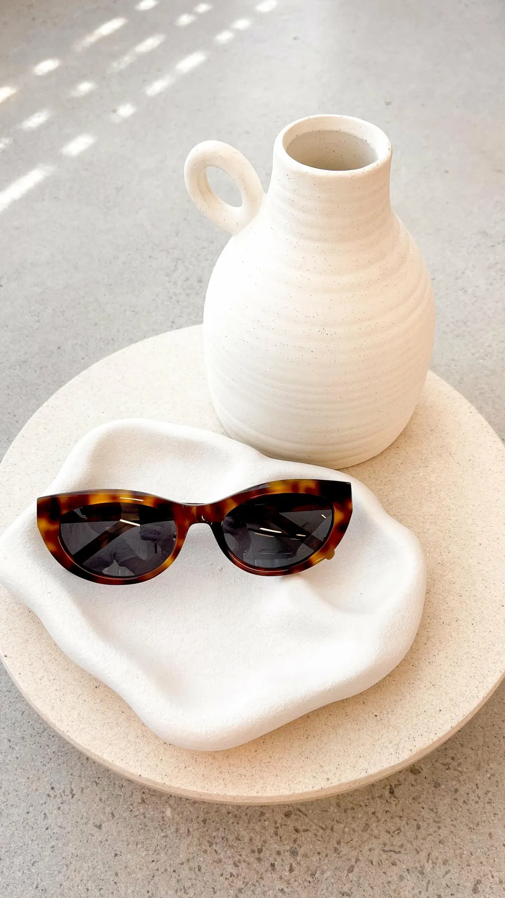 Banbe Sunglasses|The Denim Edit^Estella Sunglasses - Hazel Tort