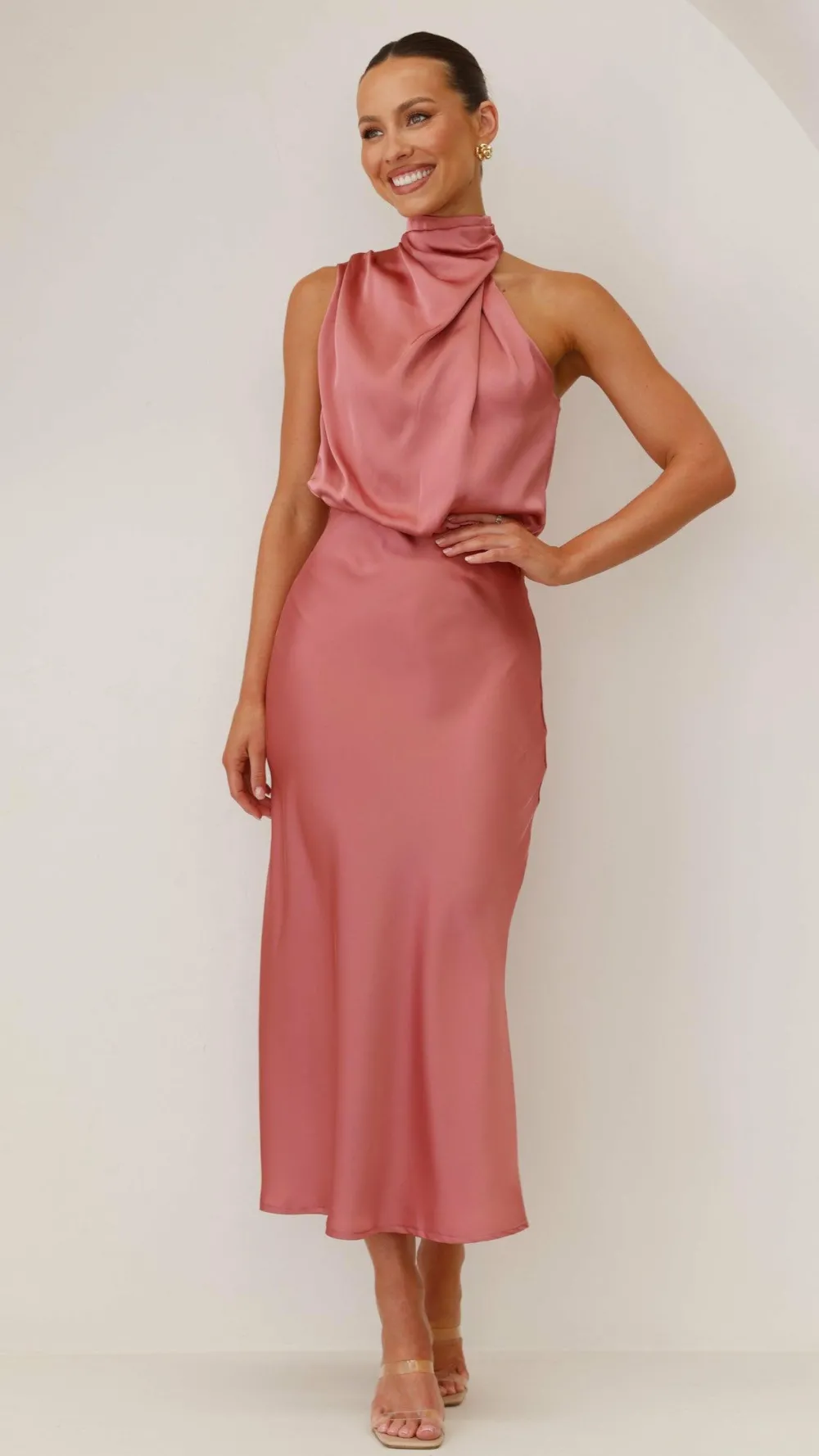 Alive Girl Je T'Aime|Dresses^Esther Maxi Dress - Baked Rose