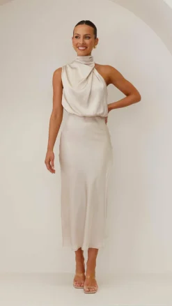 Alive Girl Je T'Aime|Dresses^Esther Maxi Dress - Champagne