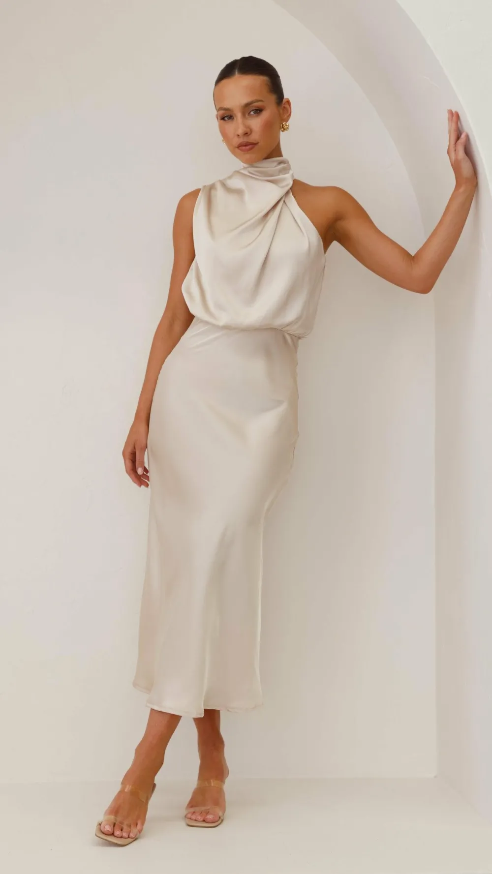 Alive Girl Je T'Aime|Dresses^Esther Maxi Dress - Champagne