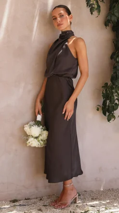Alive Girl Je T'Aime|Dresses^Esther Maxi Dress - Espresso