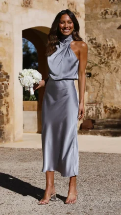Alive Girl Je T'Aime|Dresses^Esther Maxi Dress - Steel Blue