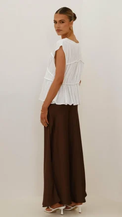 YH AND CO Tops^Evelyn Top - White