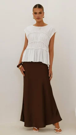 YH AND CO Tops^Evelyn Top - White
