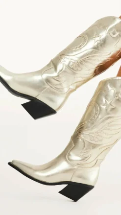 Billini Billini^Everlyn Boots - Gold Metallic