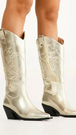 Billini Billini^Everlyn Boots - Gold Metallic