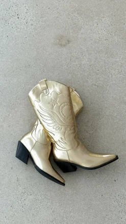 Billini Billini^Everlyn Boots - Gold Metallic