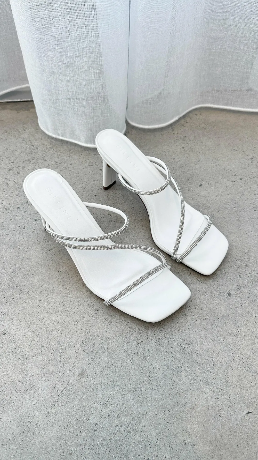 Billini Billini^Femi Heel - White Diamante
