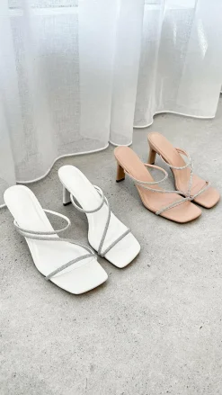 Billini Billini^Femi Heel - White Diamante