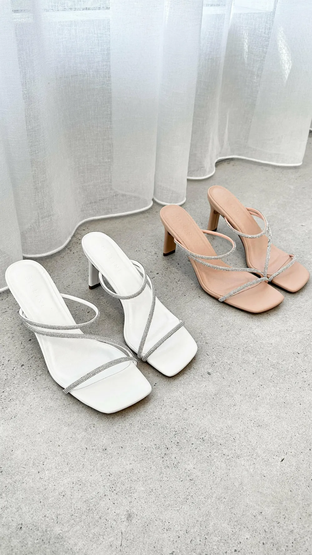 Billini Billini^Femi Heel - White Diamante