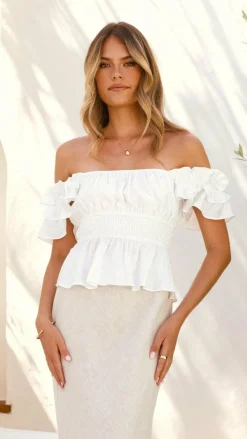 Style State Tops^Fifi Top - White