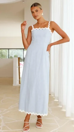 LILYWHYT Dresses|Maxi^Fiora Maxi Dress - Baby Blue