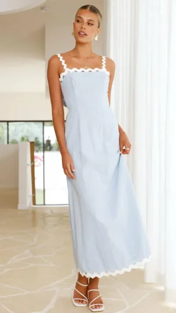 LILYWHYT Dresses|Maxi^Fiora Maxi Dress - Baby Blue