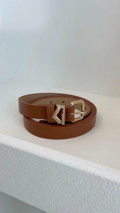 Morgan and Taylor Belts^Fleur Belt - Brown