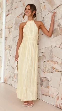 Slide Show Dresses|Maxi^Frances Maxi Dress - Yellow