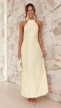 Slide Show Dresses|Maxi^Frances Maxi Dress - Yellow