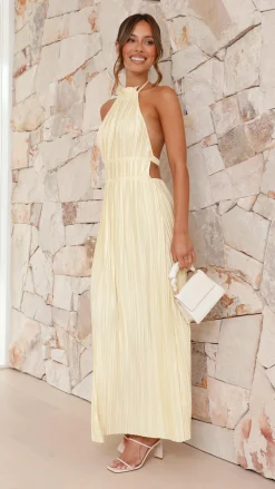 Slide Show Dresses|Maxi^Frances Maxi Dress - Yellow