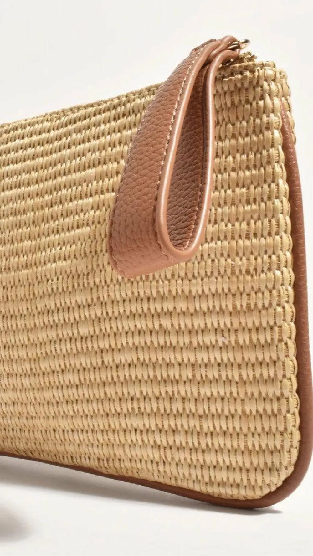 Adorne Bags|Event Ready Dresses^Francesca Weave Pouch - Natural/Tan