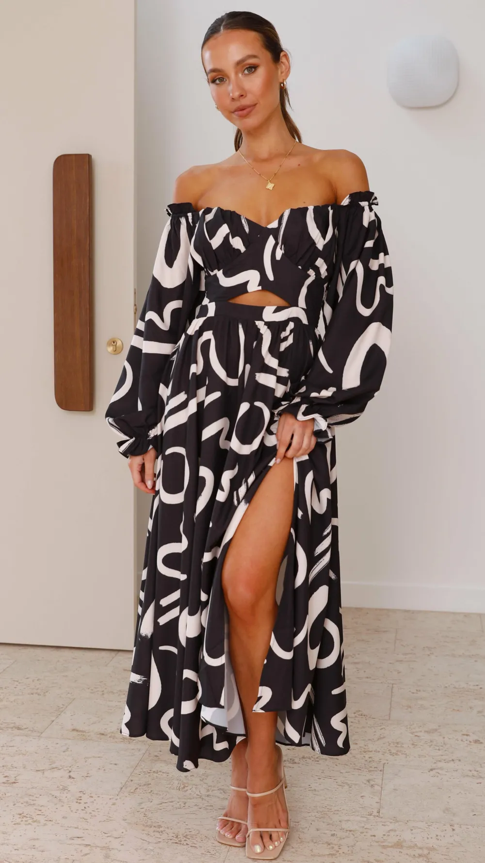 Pink Diamond Dresses|Maxi^Freya Maxi Dress - Black