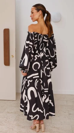 Pink Diamond Dresses|Maxi^Freya Maxi Dress - Black