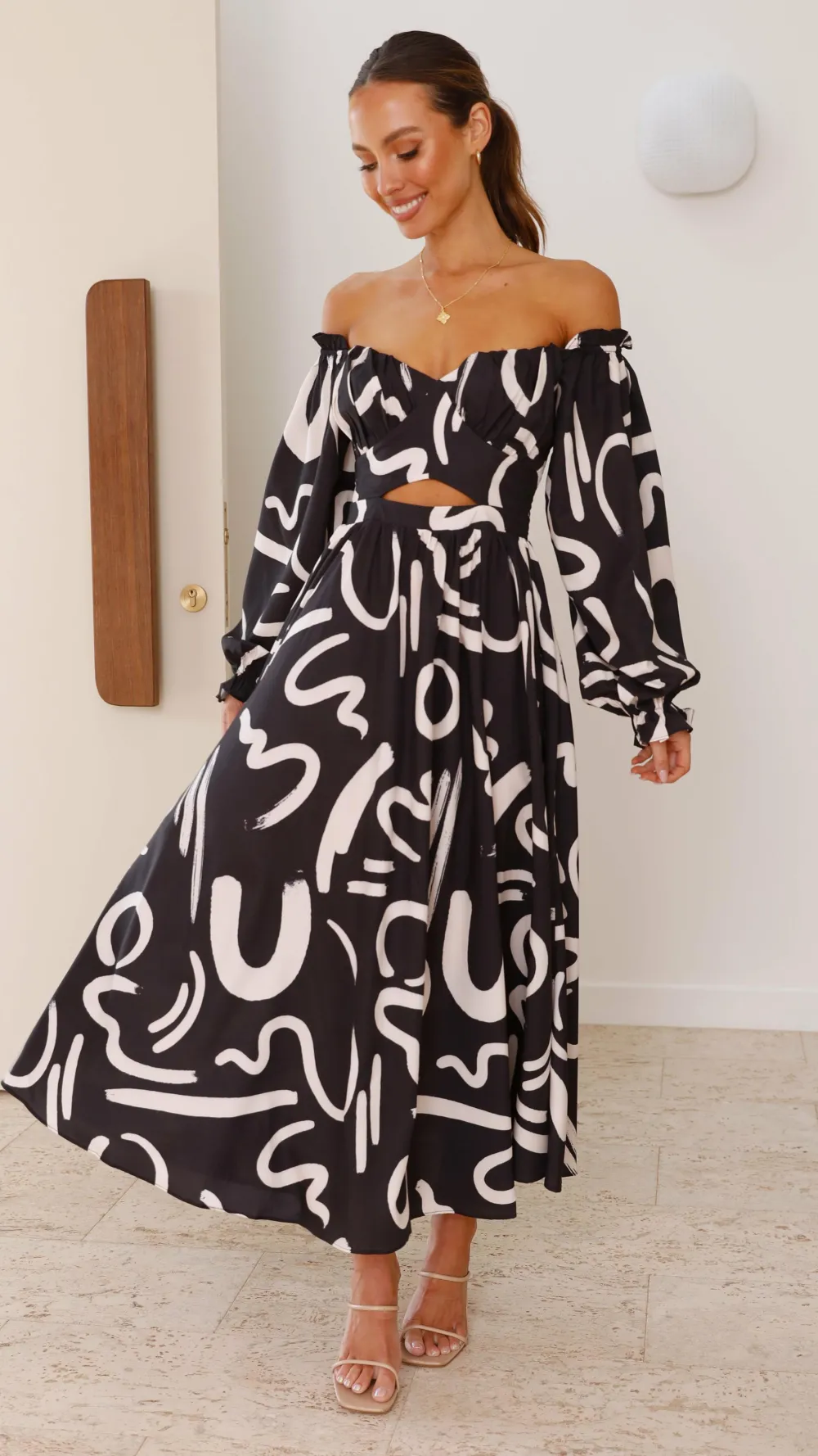Pink Diamond Dresses|Maxi^Freya Maxi Dress - Black