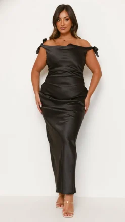 IDS Dresses|Bridesmaid^Frida Maxi Dress - Black
