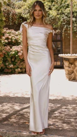 IDS Dresses|Bridesmaid^Frida Maxi Dress - Champagne
