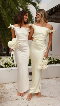 IDS Dresses|Bridesmaid^Frida Maxi Dress - Champagne