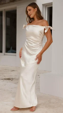 IDS Dresses|Bridesmaid^Frida Maxi Dress - Champagne
