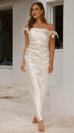 IDS Dresses|Bridesmaid^Frida Maxi Dress - Champagne