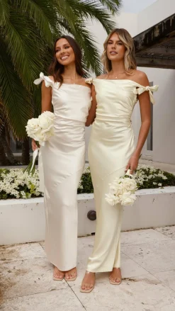 IDS Dresses|Bridesmaid^Frida Maxi Dress - Champagne