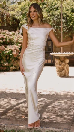 IDS Dresses|Bridesmaid^Frida Maxi Dress - Champagne