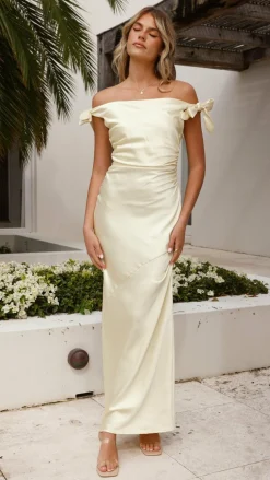 IDS Dresses|Bridesmaid^Frida Maxi Dress - Yellow
