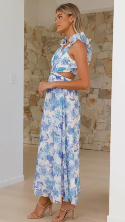 SASHA (BNE) Sale Dresses^Galilhai Maxi Dress - Blue Floral