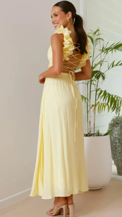 SASHA (BNE) Sale Dresses^Galilhai Maxi Dress - Yellow