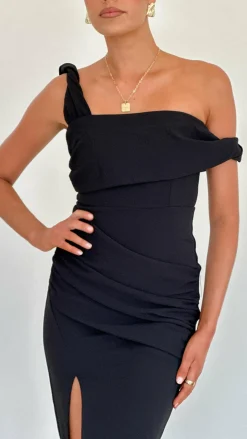 SASHA (BNE) Dresses|Maxi^Gardenia Maxi Dress - Black