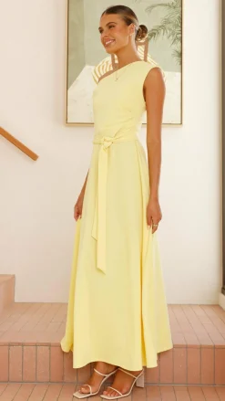 YH AND CO Dresses|Maxi^Gemma Maxi Dress - Baby Yellow