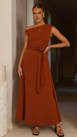 YH AND CO Dresses|Maxi^Gemma Maxi Dress - Brown