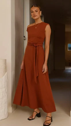 YH AND CO Dresses|Maxi^Gemma Maxi Dress - Brown