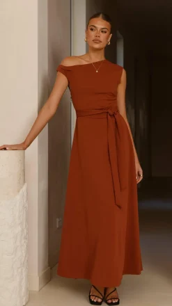 YH AND CO Dresses|Maxi^Gemma Maxi Dress - Brown