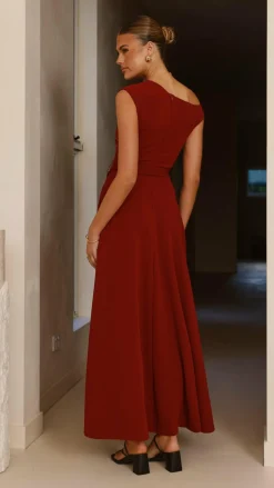 YH AND CO Dresses|Maxi^Gemma Maxi Dress - Burgundy
