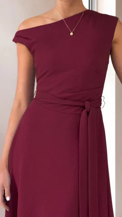YH AND CO Dresses|Maxi^Gemma Maxi Dress - Burgundy