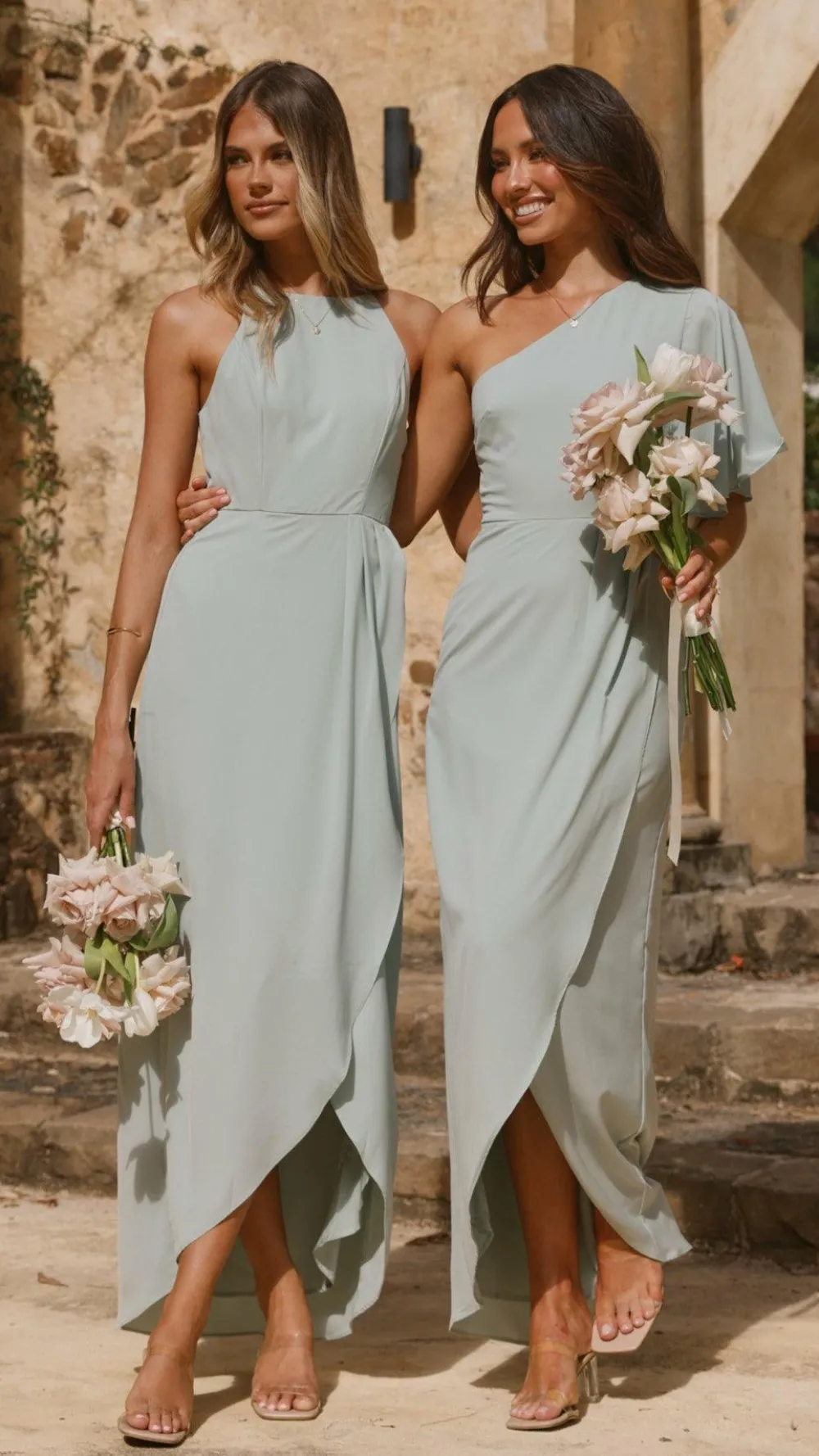 LILYWHYT Mi Amore|Dresses^Genevieve Boat Neck Maxi Dress - Sage
