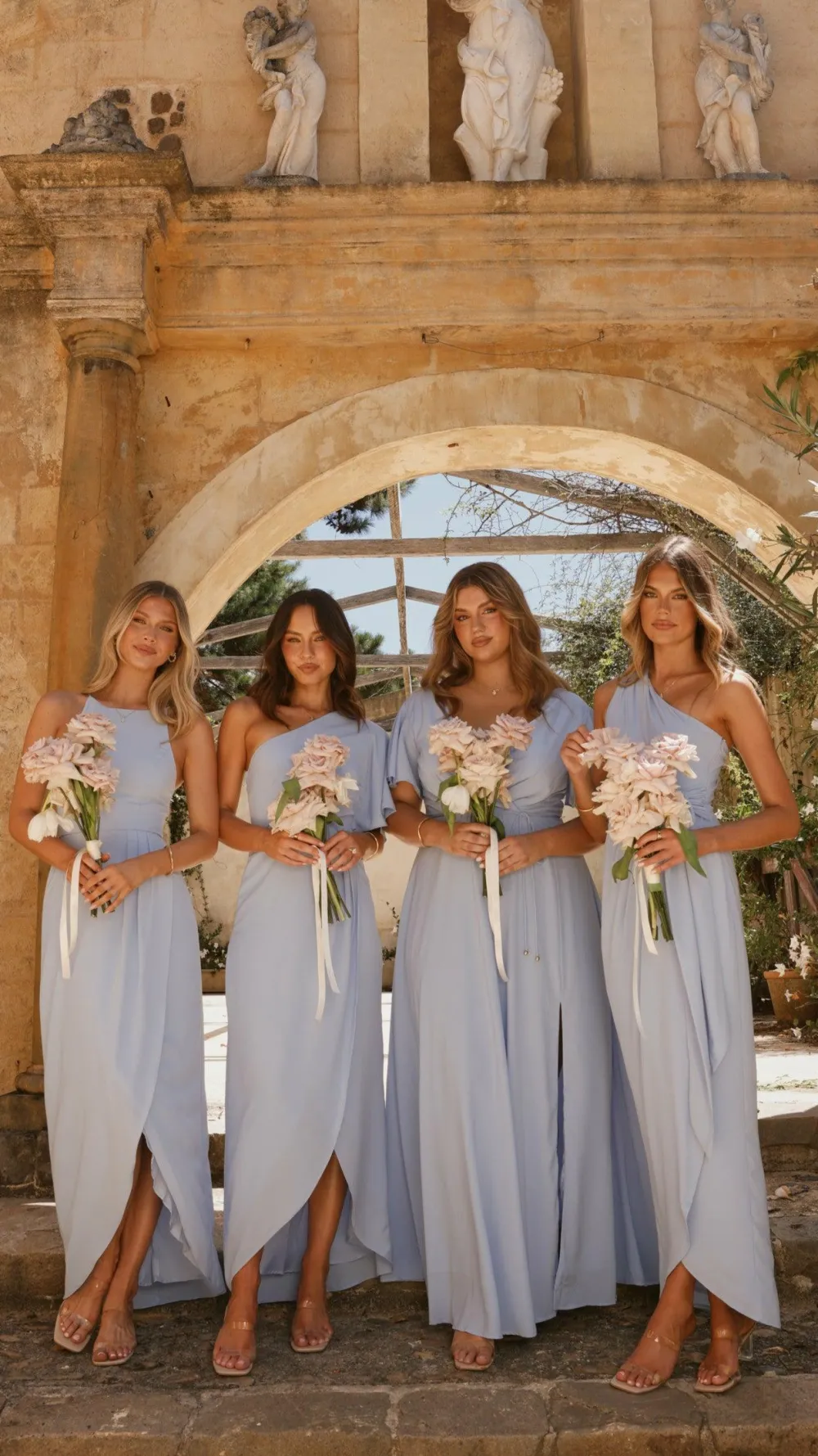 LILYWHYT Mi Amore|Dresses^Genevieve Boat Neck Maxi Dress - Blue