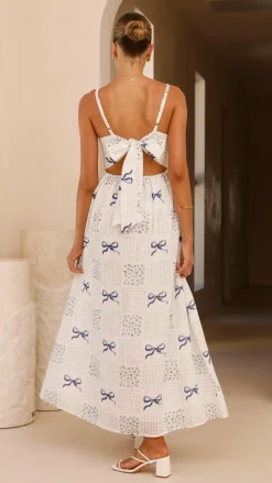 LILYWHYT Sale Dresses^Georgina Maxi Dress - Sweet Bow Blue