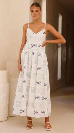 LILYWHYT Sale Dresses^Georgina Maxi Dress - Sweet Bow Blue
