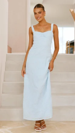 Luvalot Dresses|Maxi^Gianna Maxi Dress - Blue Lace