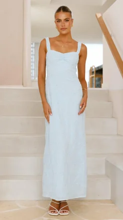Luvalot Dresses|Maxi^Gianna Maxi Dress - Blue Lace