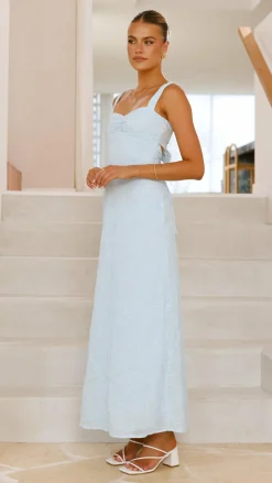Luvalot Dresses|Maxi^Gianna Maxi Dress - Blue Lace