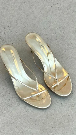 Billini Billini|Heels^Gillie Heel - Gold Metallic